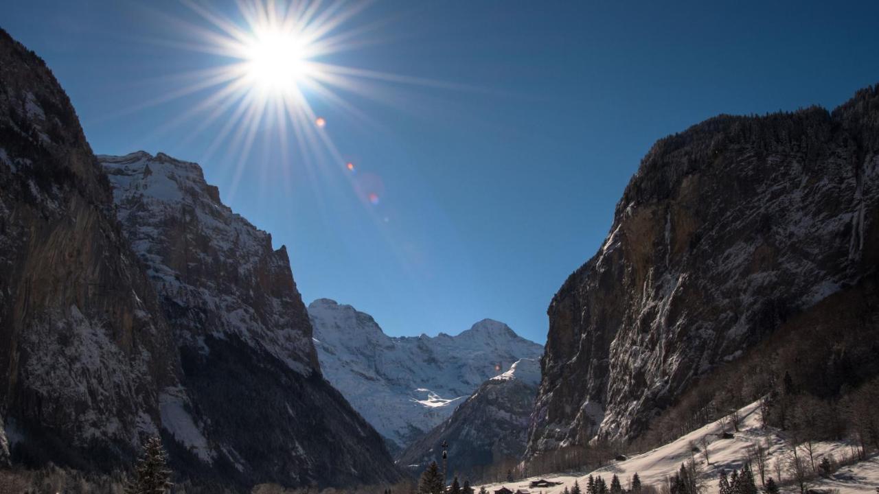 A Pousada Schutzenbach Backpackers For Adults 18-34 Lauterbrunnen Exterior foto
